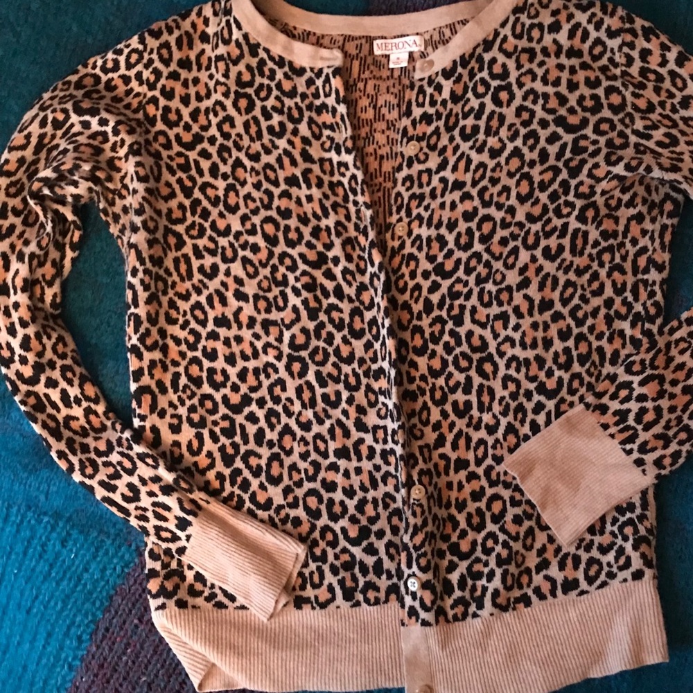 Women’s leopard print Cardigan
